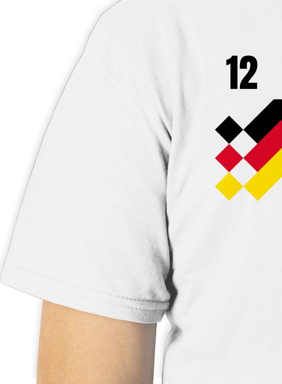 Shirtracer Deutschland Trikot mit Name und Nummer Germany: Tshirt Rucksack Shirtracer Sonderangebote