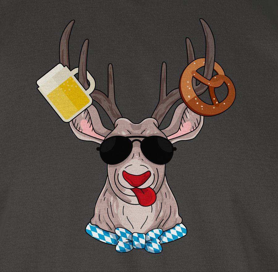 Shirtracer Oktoberfest Hirsch: T-Shirt Turnbeutel Shirtracer Kostenlose Rückgabe