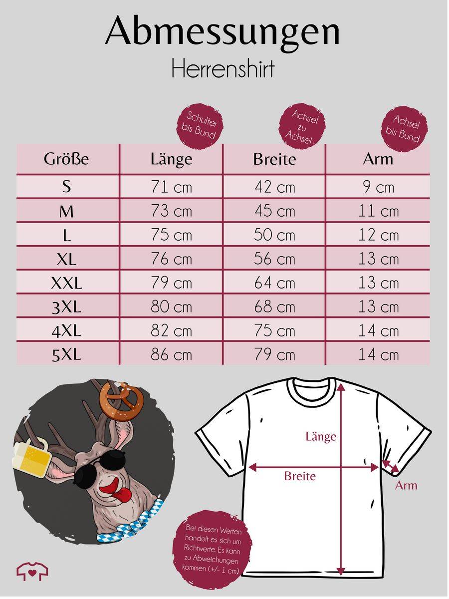 Shirtracer Oktoberfest Hirsch: T-Shirt Turnbeutel Shirtracer Kostenlose Rückgabe