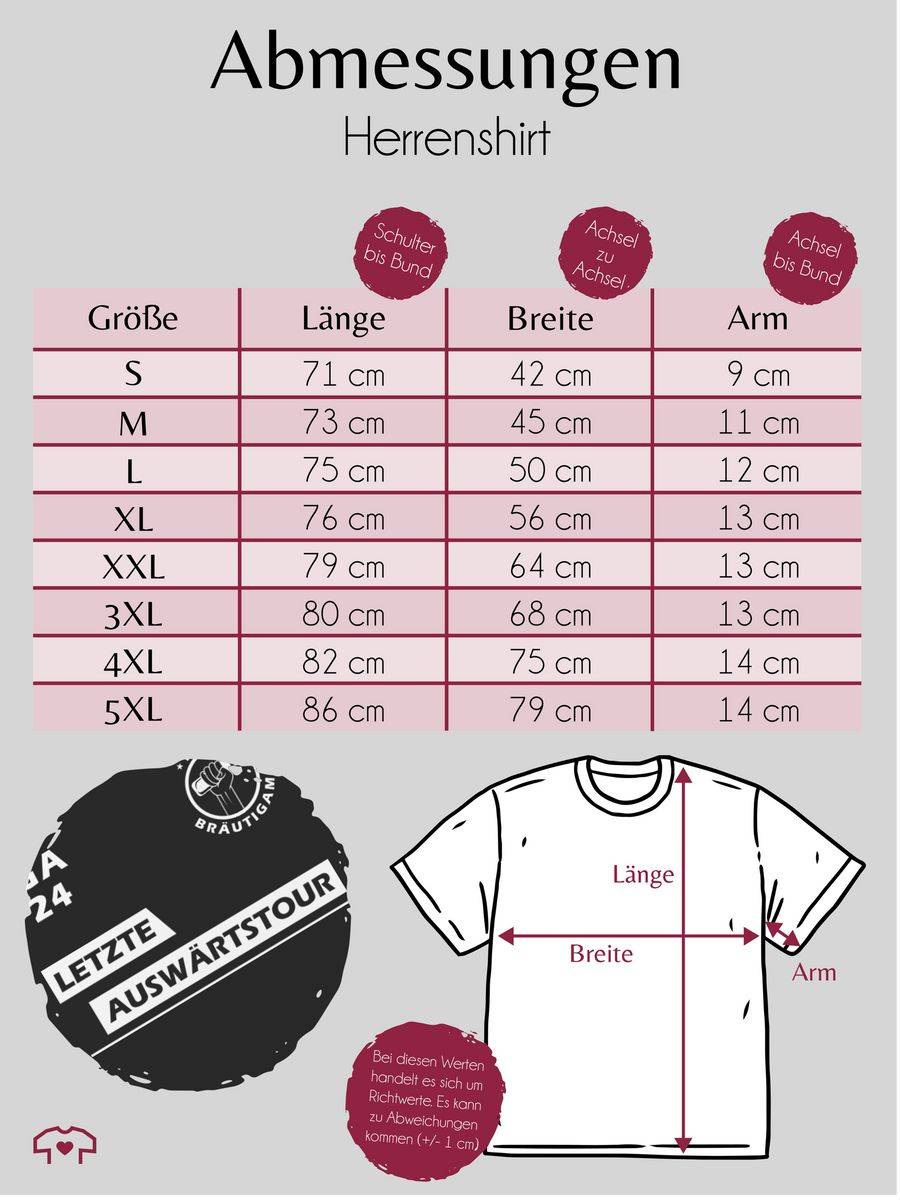 Shirtracer Letzte Auswärtstour Team Bräutigam: T-Shirt Turnbeutel Shirtracer Super Rabatt