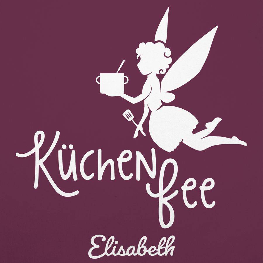 Shirtracer Küchenfee mit Name: Tshirt Turnbeutel Shirtracer Blitzverkäufe