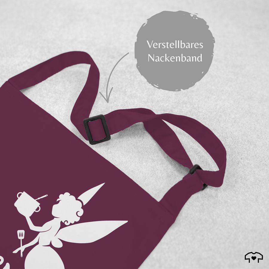Shirtracer Küchenfee mit Name: Tshirt Turnbeutel Shirtracer Blitzverkäufe