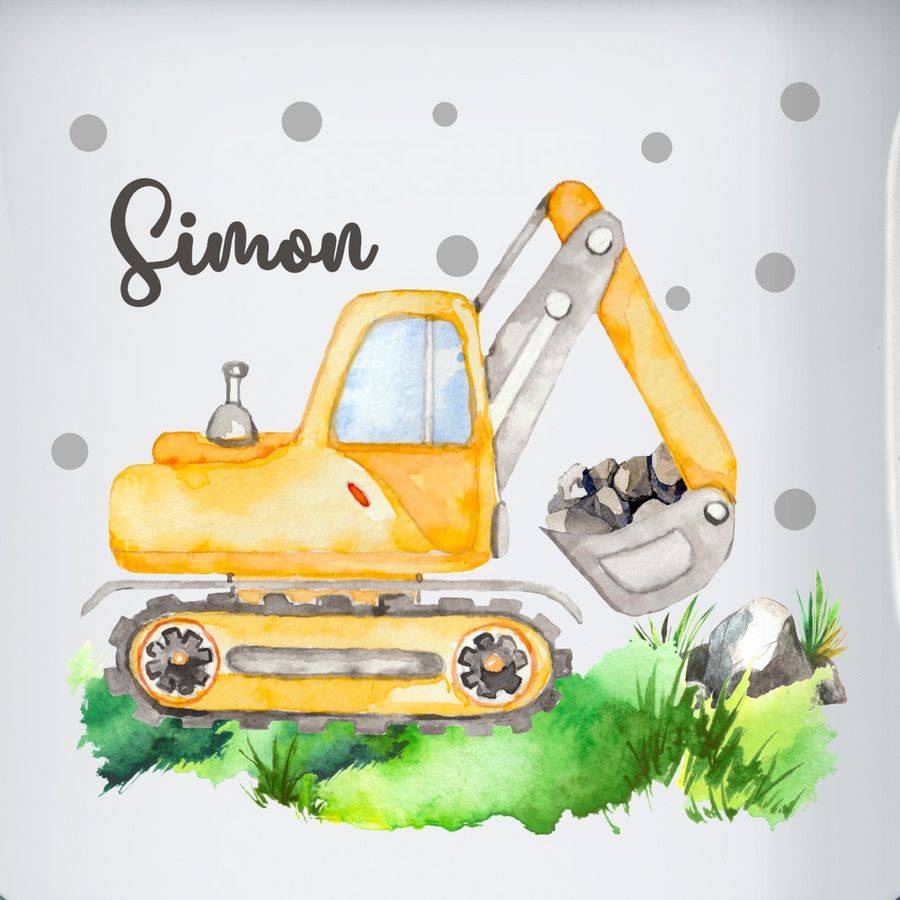 Shirtracer Bagger Baggerfahrer Geschenk: T-Shirt Turnbeutel Shirtracer Kostenloser Versand