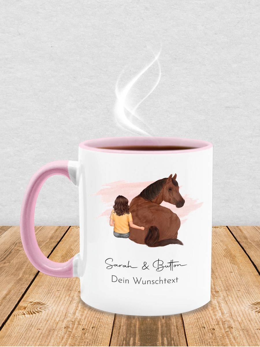 Shirtracer Pferdemädchen Namen - Pferde Mädchen Geschenk: Tshirt Gym Bag Shirtracer Valentinstagsangebot