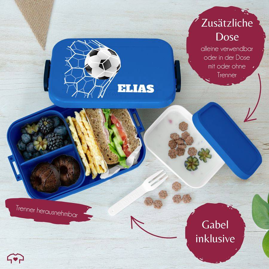 Shirtracer Fußball Brotdose Personalisiert Kleine Geschenke für Fußballfans Fußballgesc Shirtracer Saisonale Angebote