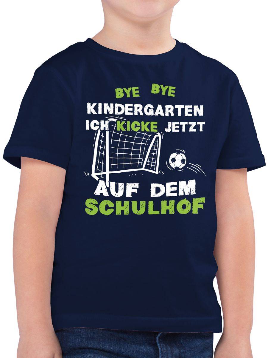 Shirtracer Bye Bye Kindergarten Einschulung Fußball Shirts & Mehr Shirtracer Bis zu 65% Rabatt