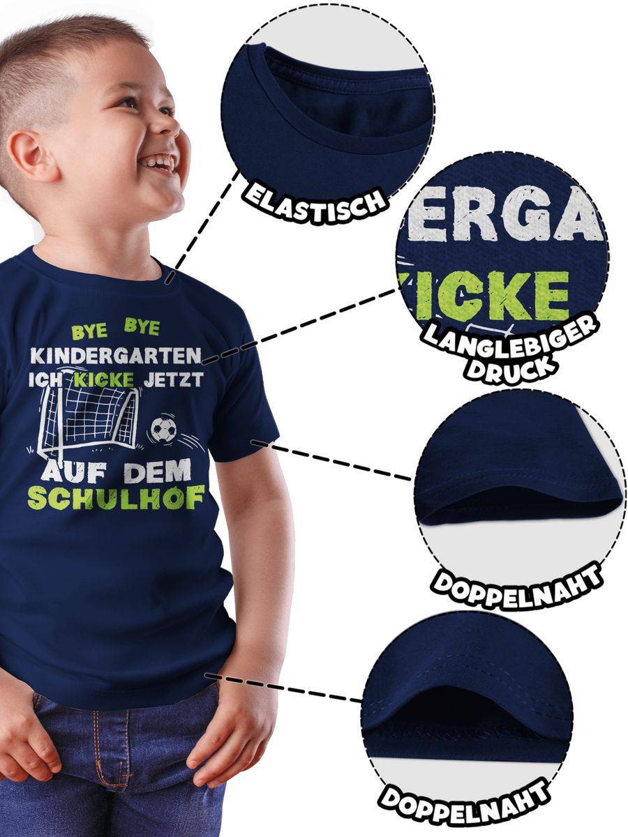 Shirtracer Bye Bye Kindergarten Einschulung Fußball Shirts & Mehr Shirtracer Bis zu 65% Rabatt