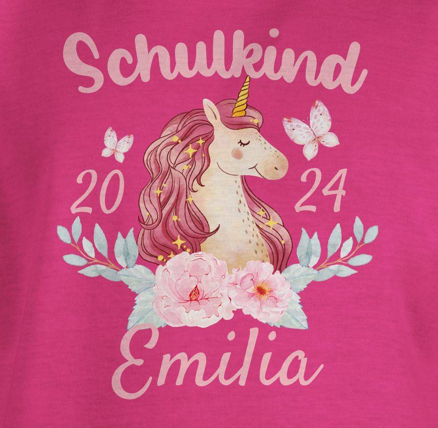 Shirtracer Schulkind Einhorn 2024 Shirts & Mehr Shirtracer Riesige Rabatte