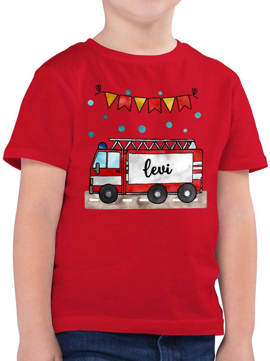 Shirtracer Feuerwehrauto - Geschenk: Tshirt Turnbeutel Shirtracer Begrenzt auf 3 Tage
