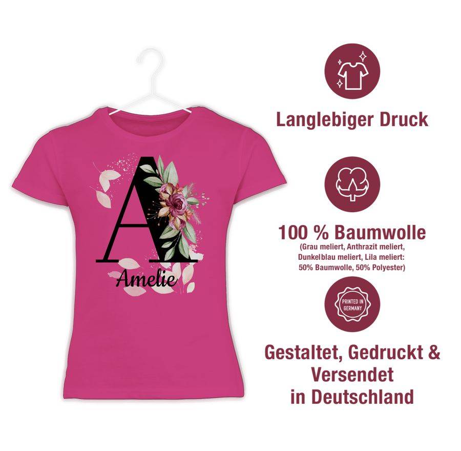 Shirtracer Buchstabe anpassbar Shirts & Mehr Shirtracer Speichern exportieren
