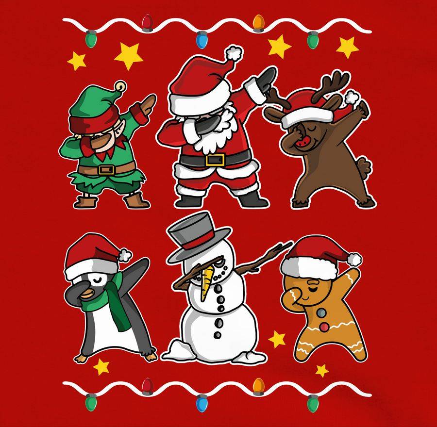 Shirtracer Dabbing Weihnachtsfiguren - weiß Shirts & Mehr Shirtracer Meist gekauft