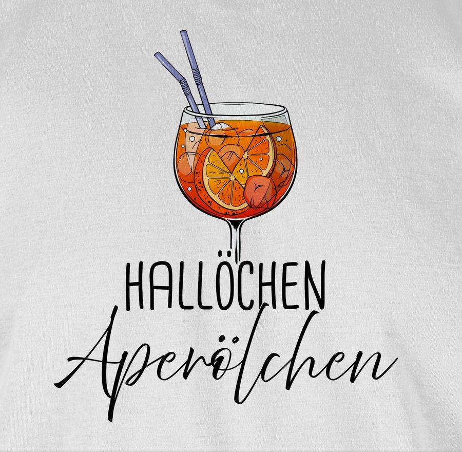 Shirtracer Hallöchen Aperölchen Aperol Spritz Mädelsabend Shirts & Mehr Shirtracer Versandkostenfrei