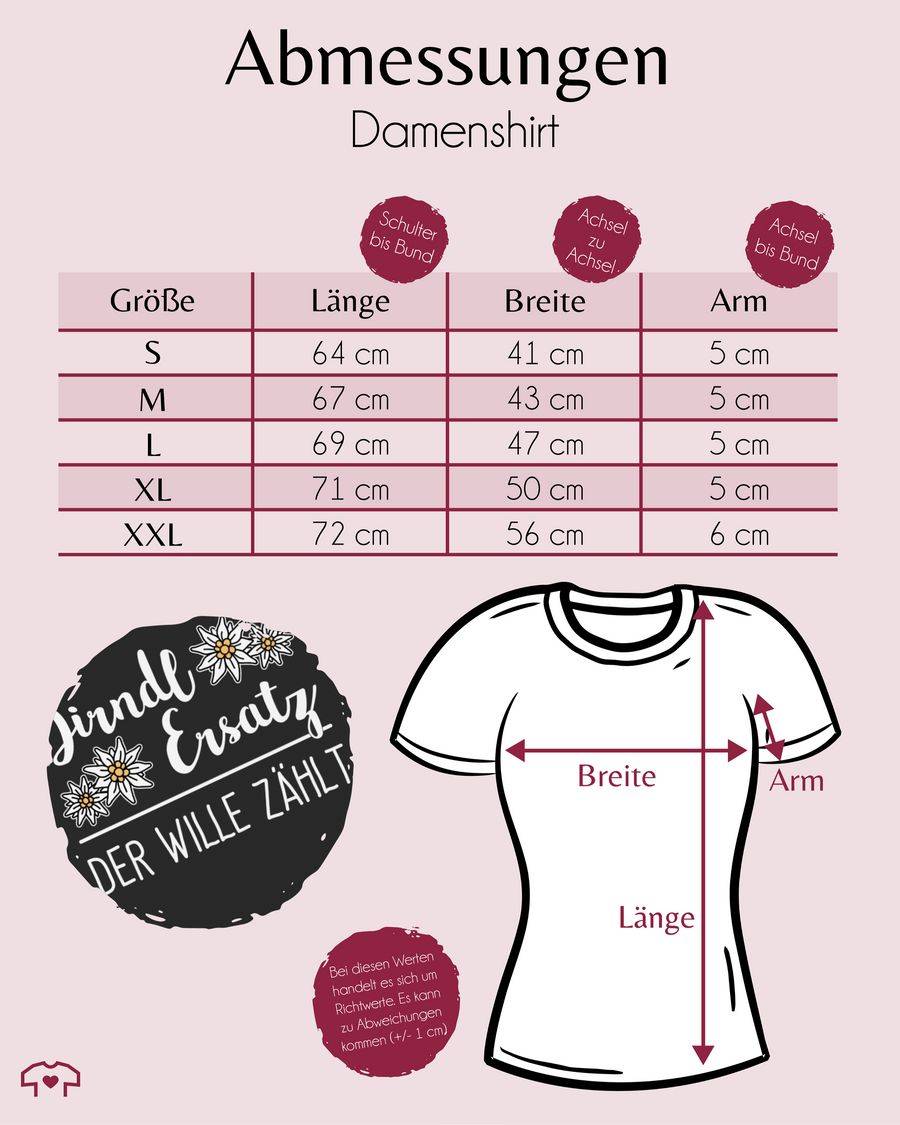 Shirtracer Dirndl Ersatz der Wille zählt - weiß Shirts & Mehr Shirtracer Flash Sale