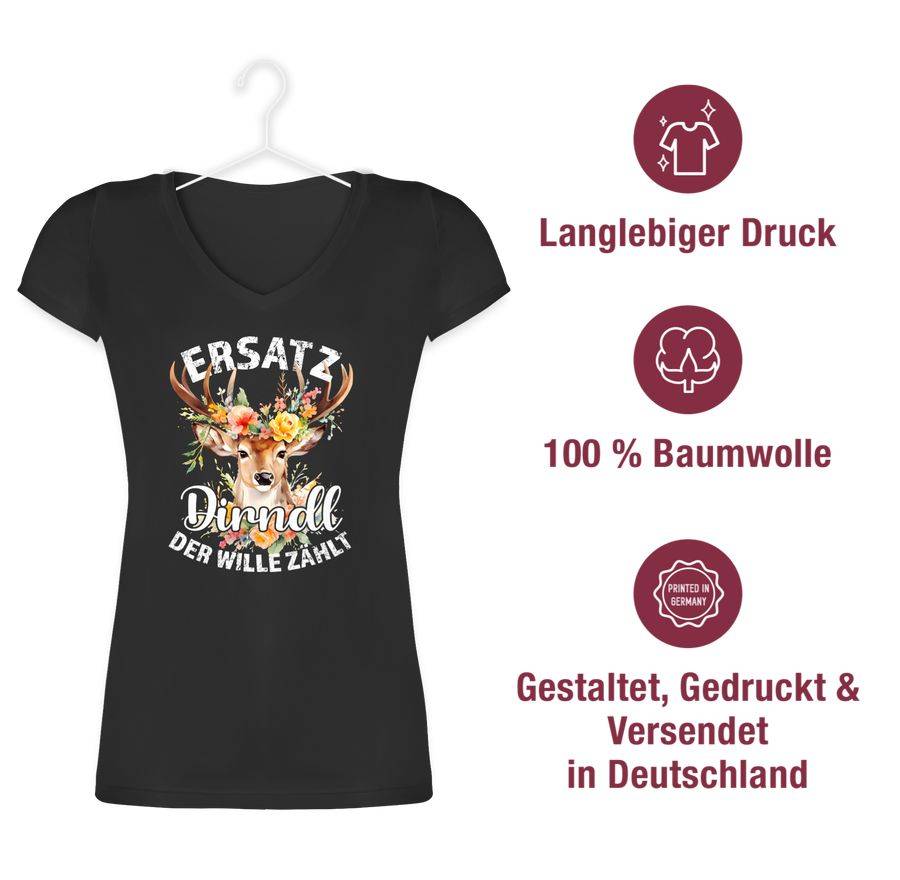 Shirtracer Mein Dirndl ist in der Wäsche - Dirndl Ersatz - Mei Dirndl is in da Wäsch Shir Shirtracer Online Shopping