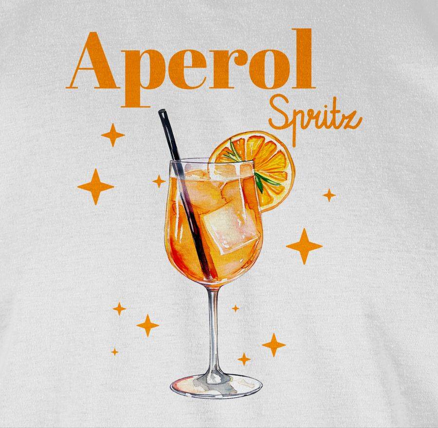 Shirtracer Aperol Spritz Kostüm Aperoli Aperollin Freundin Spritztour Shirts & Mehr Shirtracer Preisnachlass