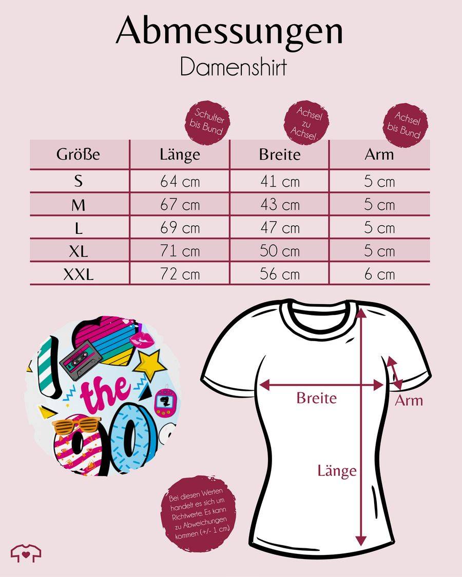 Shirtracer I love the 90s bunt: T-Shirt Turnbeutel Shirtracer Black Friday