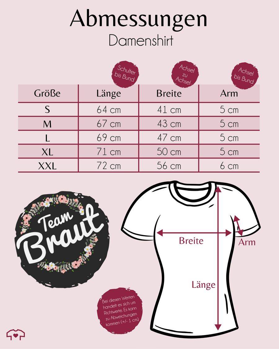 Shirtracer Team Braut Blumenkranz Shirts & Mehr Shirtracer Lagerräumung