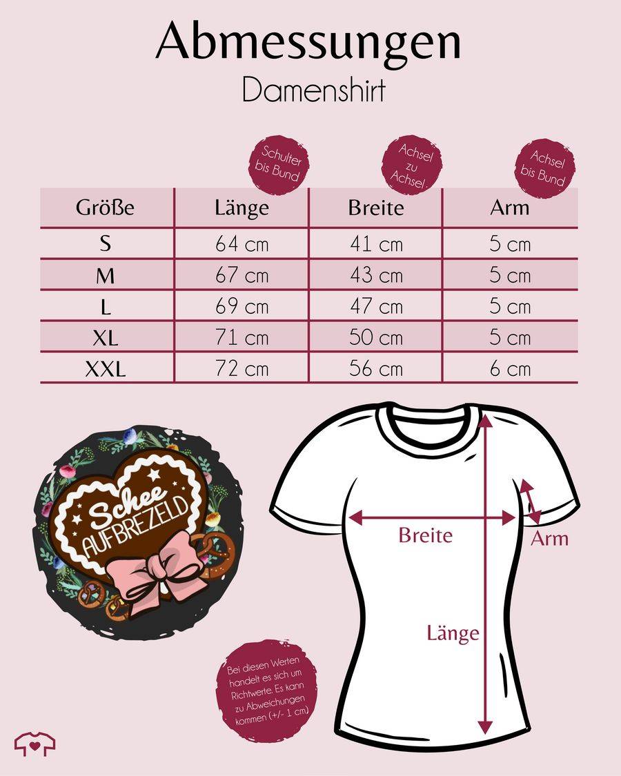Shirtracer Schee aufbrezeld Lebkuchenherz: T-Shirt Turnbeutel Shirtracer Neuheiten