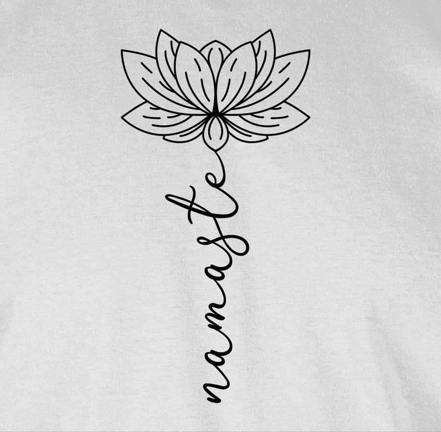 Shirtracer Namaste Lotusblüte: Tshirt Rucksack Shirtracer Saisonale Angebote