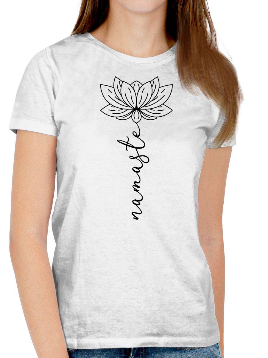 Shirtracer Namaste Lotusblüte: Tshirt Rucksack Shirtracer Saisonale Angebote