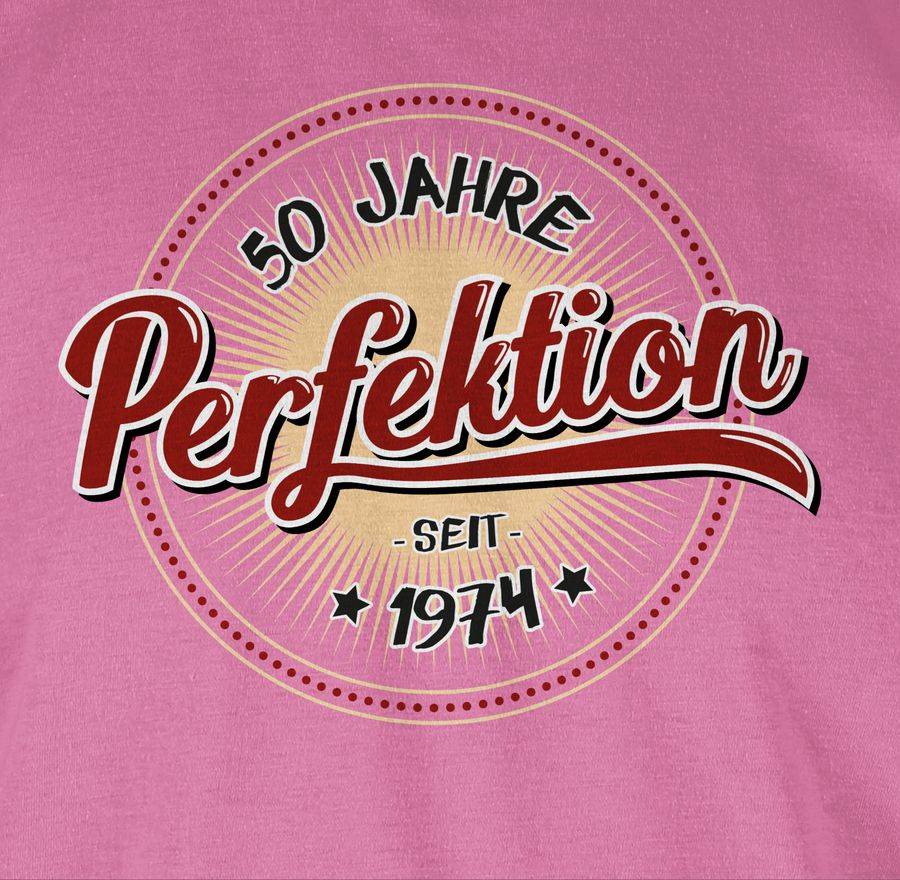 Shirtracer Fünfzig Jahre Perfektion 1974 I Shirts & Mehr Shirtracer Räumungsverkauf