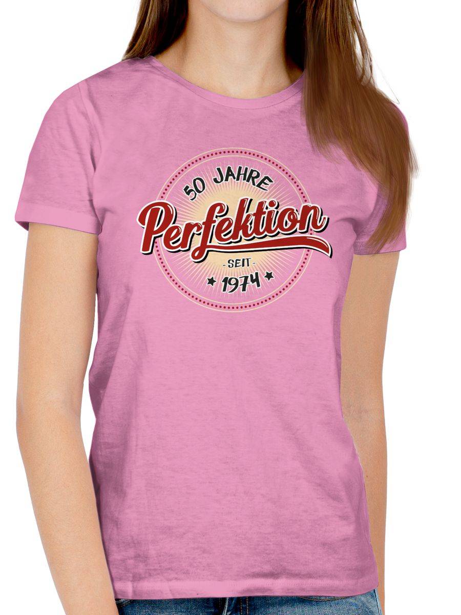 Shirtracer Fünfzig Jahre Perfektion 1974 I Shirts & Mehr Shirtracer Räumungsverkauf