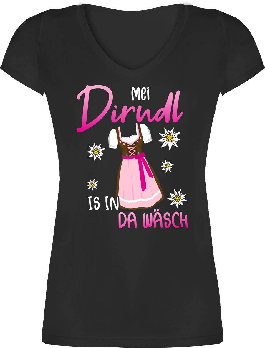 Shirtracer Mei Dirndl is in da Wäsch Edelweiss Weiss Shirts & Mehr Shirtracer Begrenzte Freigabe