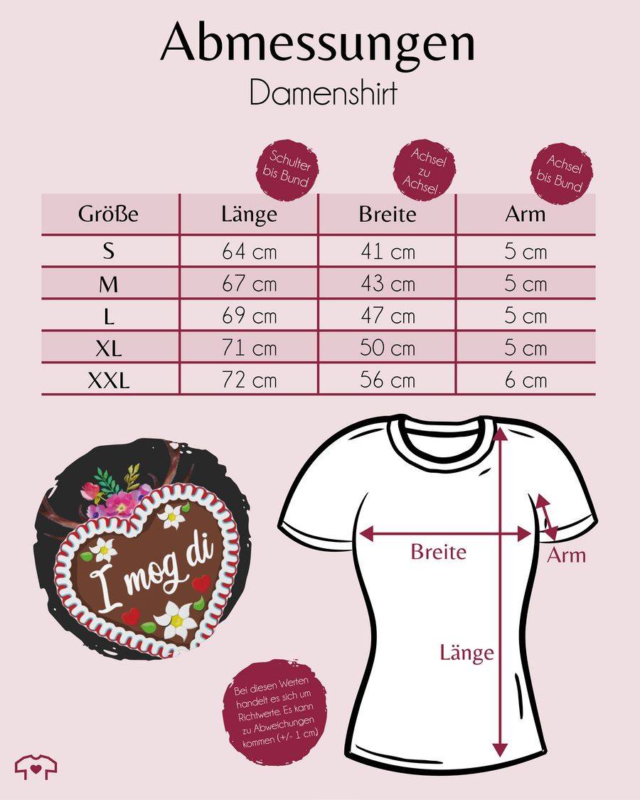 Shirtracer Lebkuchenherz I mog di mit Geweih und Blumen Shirts & Mehr Shirtracer Vierteljährliche Förderung