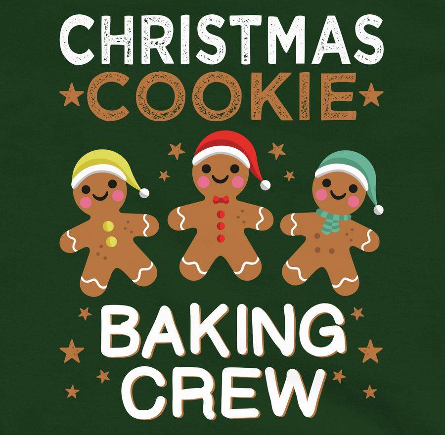 Shirtracer Christmas Cookie Baking Crew Lebkuchenmännchen: Tshirt Gym Bag Shirtracer Discount Store für neue Produkte