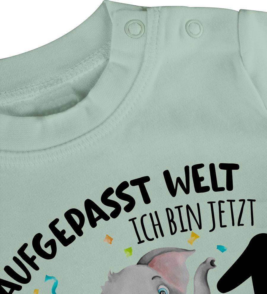 Shirtracer Ich bin jetzt 1 - Aufgepasst Welt: Tshirt Gym Bag Shirtracer zollfrei