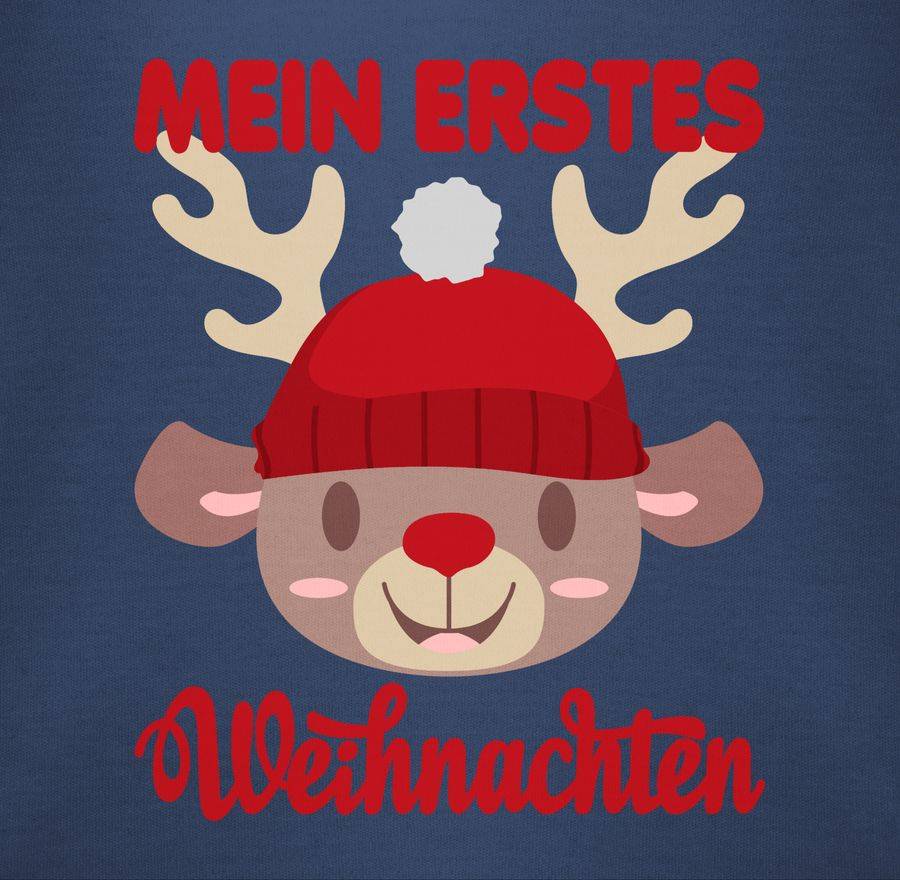 Shirtracer Mein erstes Weihnachten mit Rentier Shirts & Mehr Shirtracer Schlussverkauf