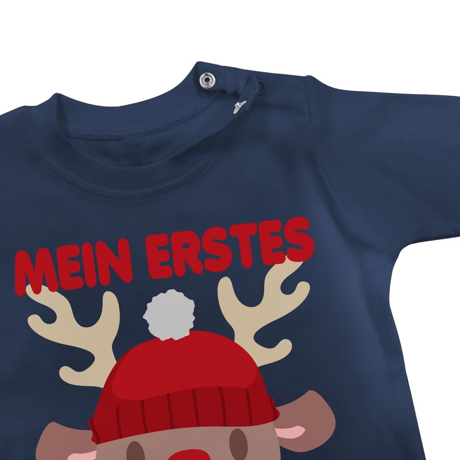 Shirtracer Mein erstes Weihnachten mit Rentier Shirts & Mehr Shirtracer Schlussverkauf