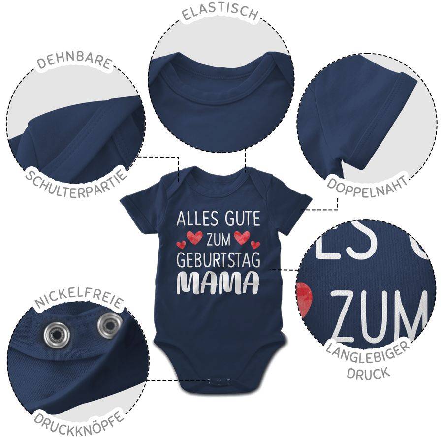 Shirtracer Alles gute zum Geburtstag Mama weiß: Tshirt Gym Bag Shirtracer Fabrikverkauf