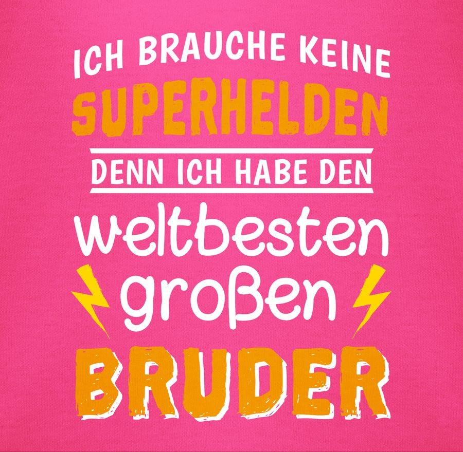 Shirtracer Ich habe den weltbesten großen Bruder: Tshirt Turnbeutel Shirtracer Blitzverkäufe