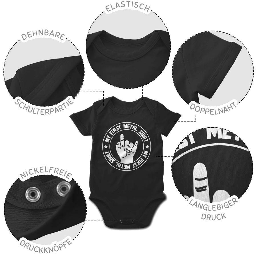 Shirtracer My first Metal Shirt Shirts & Mehr Shirtracer Limitierter Zeitrabatt