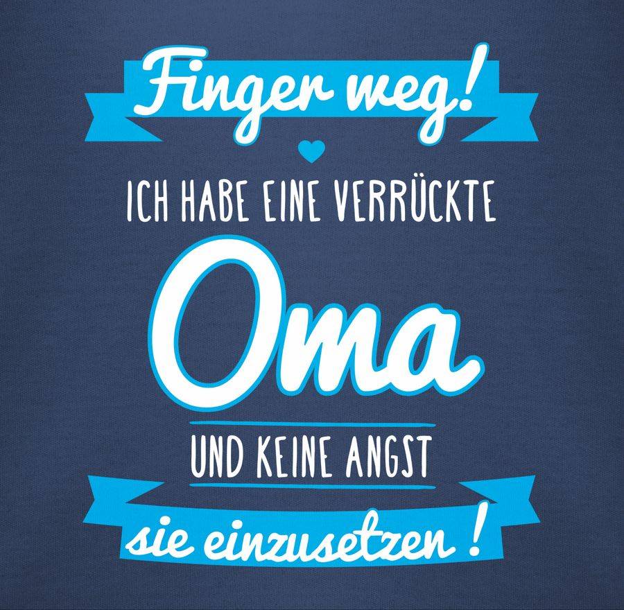 Shirtracer Ich habe eine verrückte Oma blau Shirts & Mehr Shirtracer Rabatt
