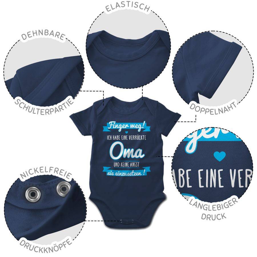 Shirtracer Ich habe eine verrückte Oma blau Shirts & Mehr Shirtracer Rabatt