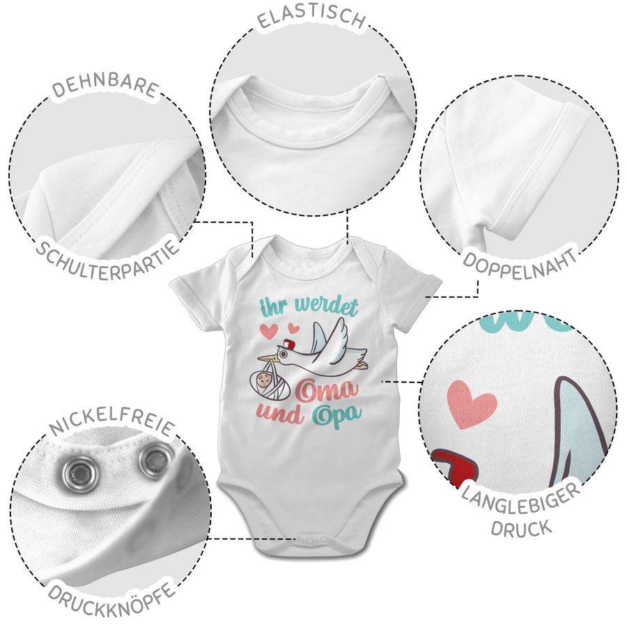 Shirtracer Ihr werdet Oma und Opa - Storch Shirts & Mehr Shirtracer Großer Ausverkauf