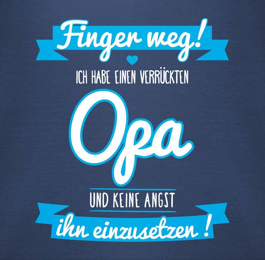 Shirtracer Ich habe einen verrückten Opa blau Shirts & Mehr Shirtracer Begrenztes Angebot