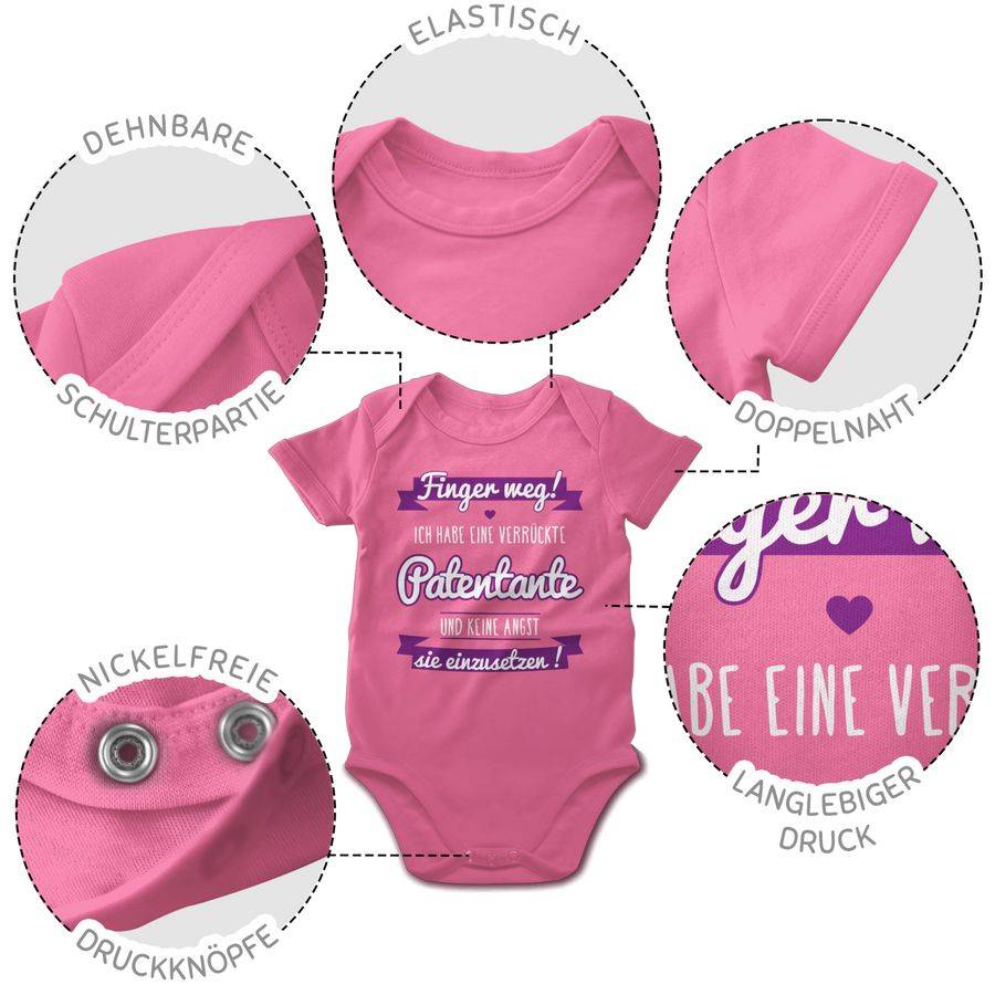 Shirtracer Ich habe eine verrückte Patentante lila Shirts & Mehr Shirtracer Osterangebot