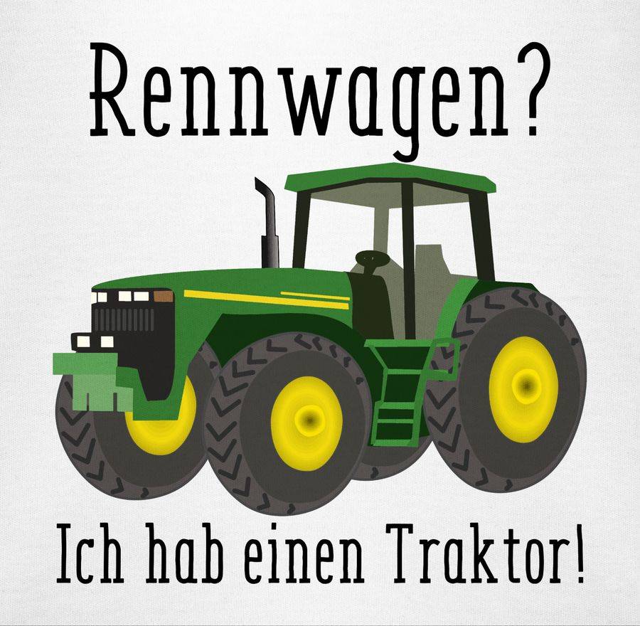 Shirtracer Rennwagen Ich habe einen Traktor - Geschenk Landwirt Trecker Bauer Geschenkidee Shirtracer Lagerräumung