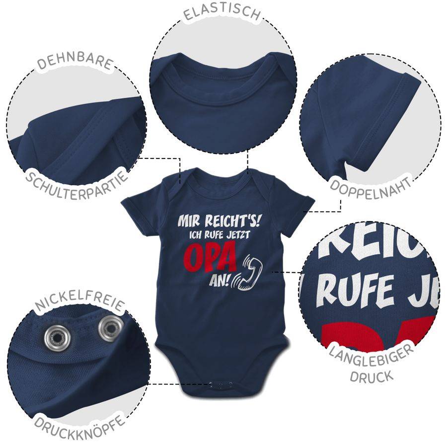 Shirtracer Mir reichts Ich ruf jetzt Opa an Shirts & Mehr Shirtracer Top Angebot