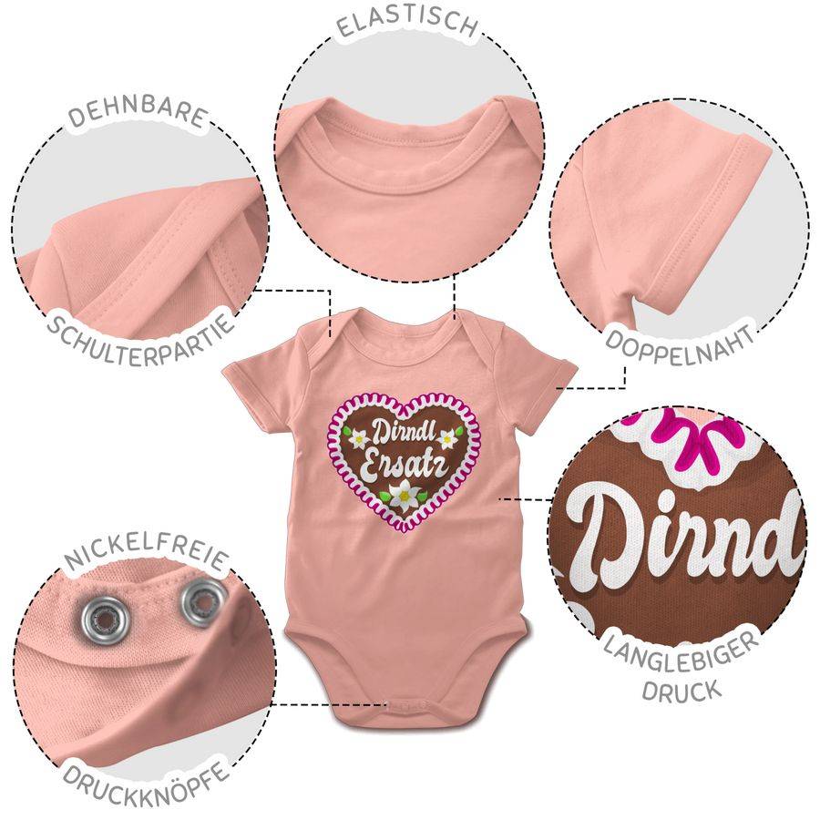 Shirtracer Dirndl Ersatz mit Lebkuchen: T-Shirt Turnbeutel Shirtracer Zeitlich begrenztes Angebot