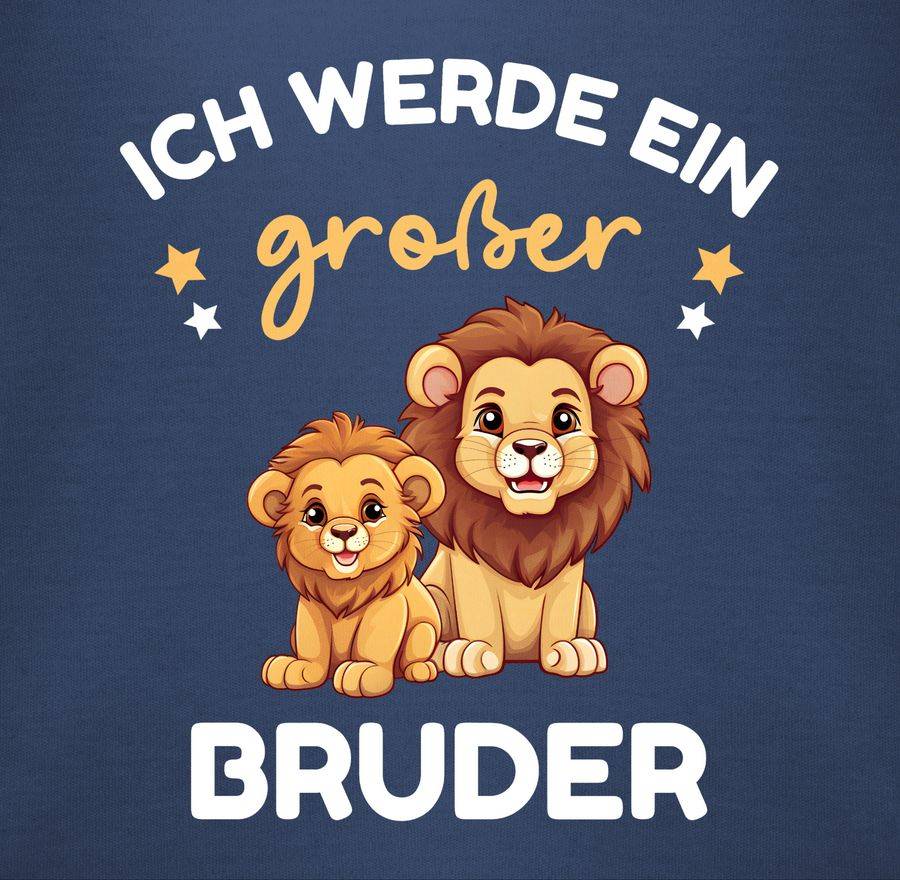 Shirtracer Ich werde großer Bruder Geschenk Löwen Shirts & Mehr Shirtracer Kauf eins, bekomm eins gratis