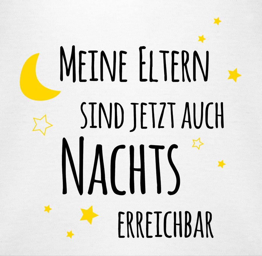 Shirtracer Meine Eltern sind jetzt auch nachts erreichbar Sterne schwarz/gelb: Tshirt Gym B Shirtracer Tägliche Deals