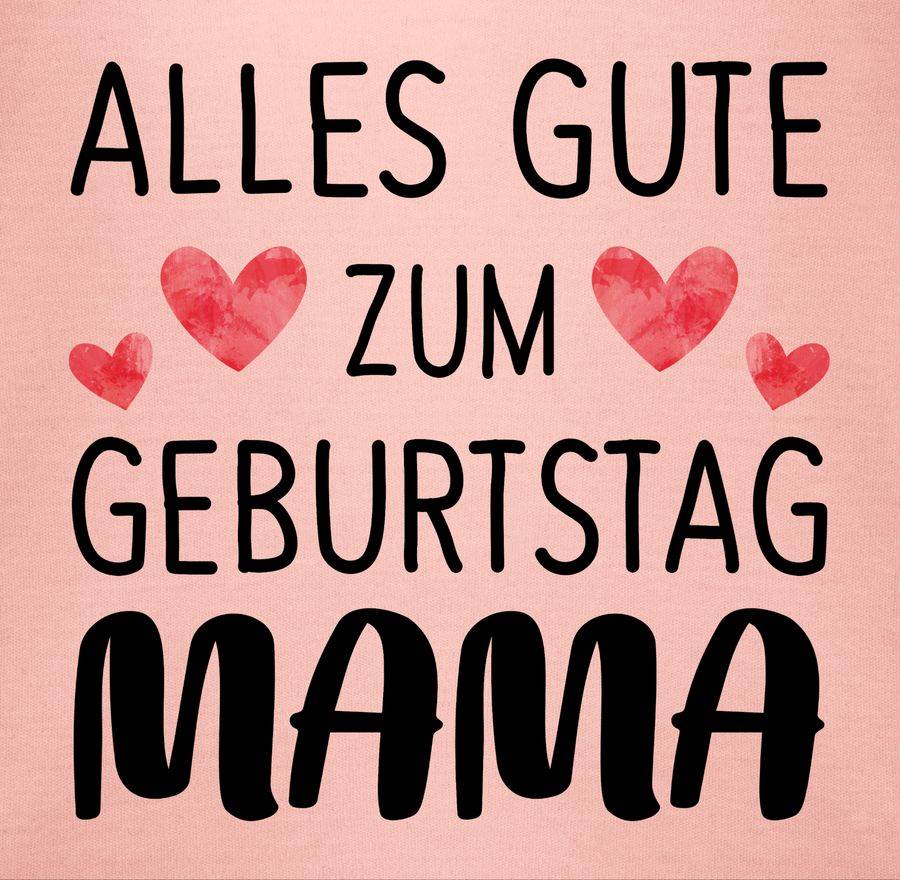 Shirtracer Alles gute zum Geburtstag Mama schwarz: Tshirt Rucksack Shirtracer Tiefpreis