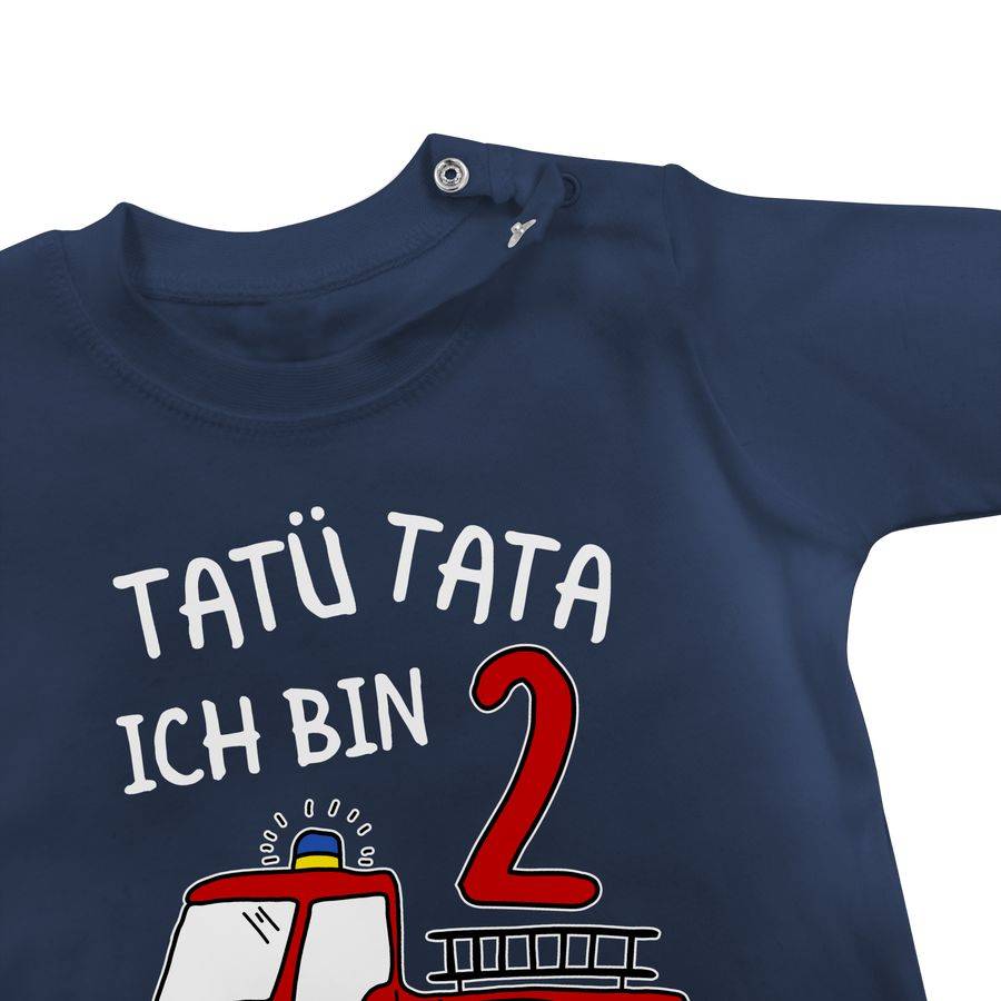 Shirtracer Tatü Tata Ich bin 2 - Feuerwehr Zweiter Geburtstag: Tshirt Gym Bag Shirtracer Letzte 3 Tage