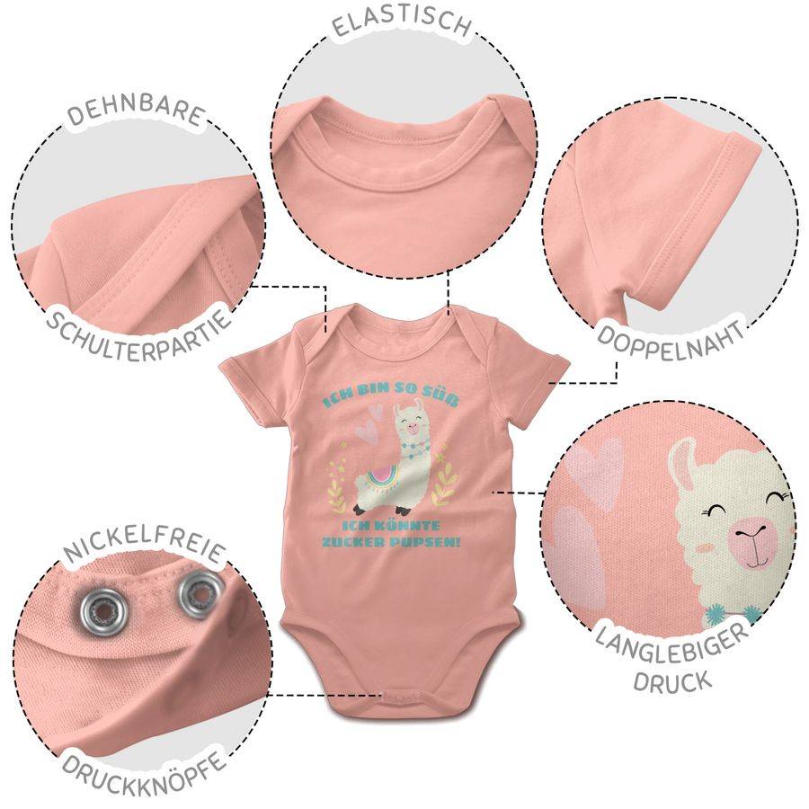 Shirtracer Lama Ich bin so süß ich könnte Zucker Pupsen Shirts & Mehr Shirtracer Neueste Stile