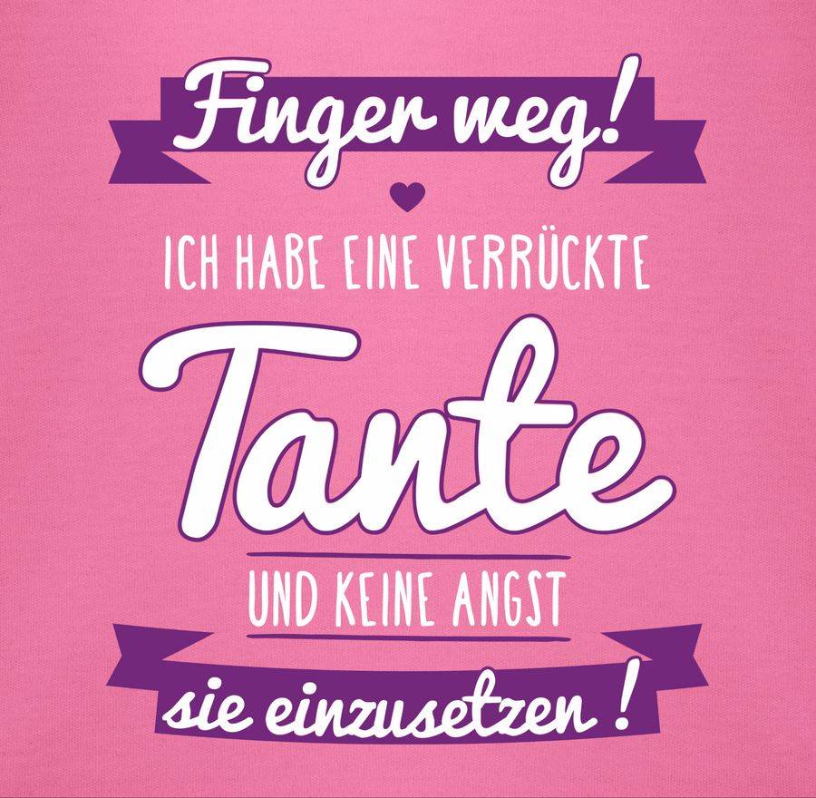 Shirtracer Ich habe eine verrückte Tante Lila: T-Shirt Gym Bag Shirtracer Begrenzt auf 3 Tage