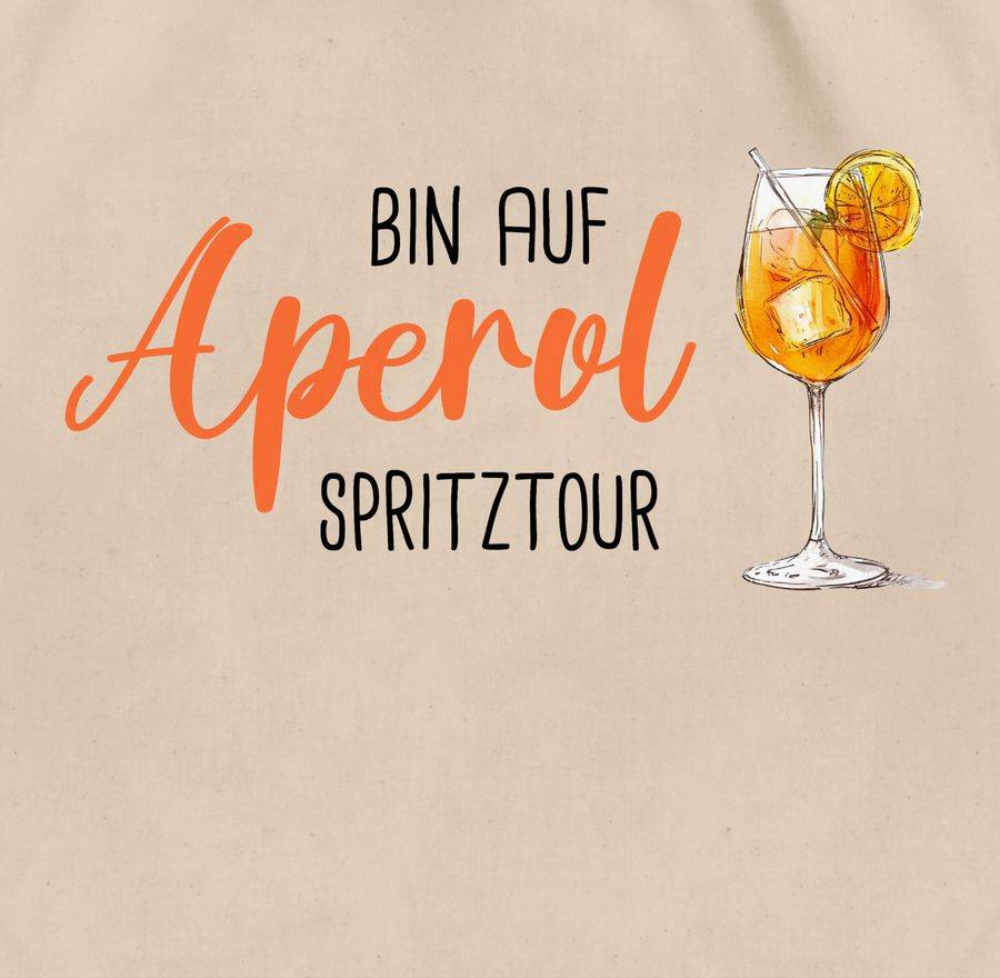 Shirtracer Bin auf Aperol Spritztour JGA Mädelsabend Spritz Tour Shirts & Mehr Shirtracer Schlussverkauf